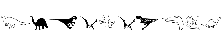 DinosoType font preview