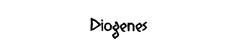 Diogenes font preview