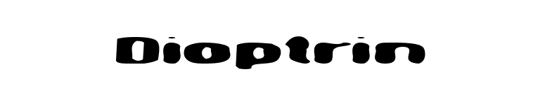 Dioptrin font preview