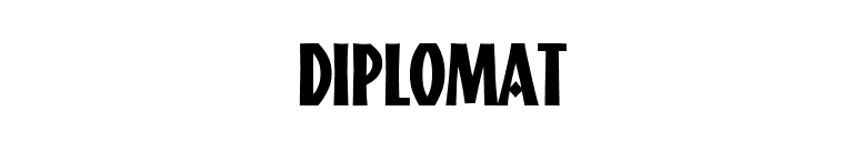 Diplomat font preview