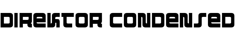 Direktor Condensed font preview
