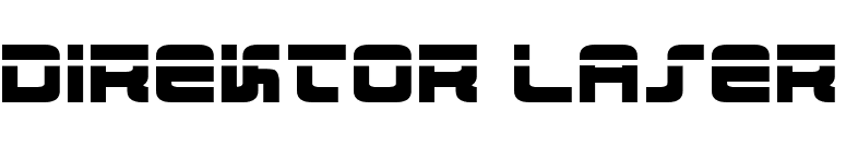 Direktor Laser font preview