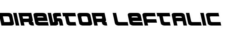 Direktor Leftalic font preview