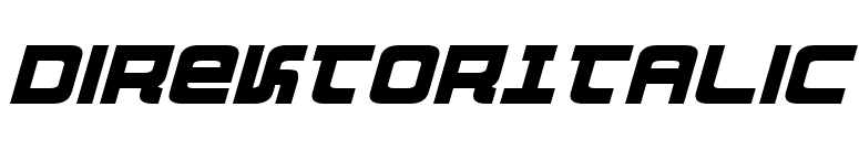 DirektorItalic font preview