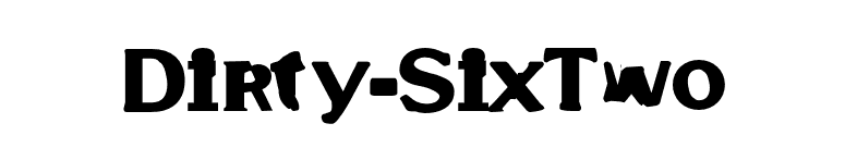 Dirty-SixTwo font preview