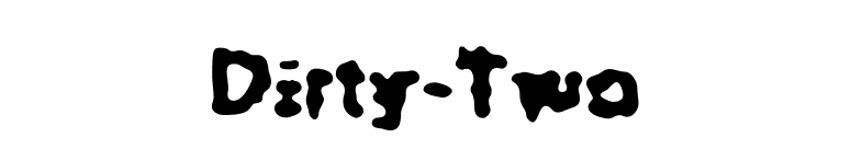 Dirty-Two font preview