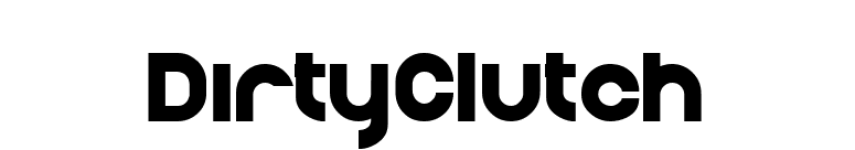 DirtyClutch font preview