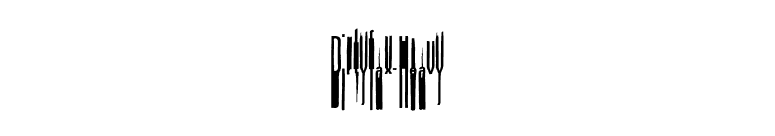 Dirtyfax-Heavy font preview