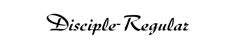 Disciple-Regular font preview