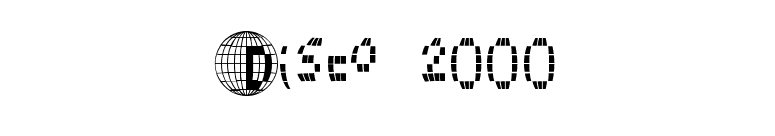 Disco 2000 font preview