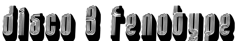 disco 3 fenotype font preview