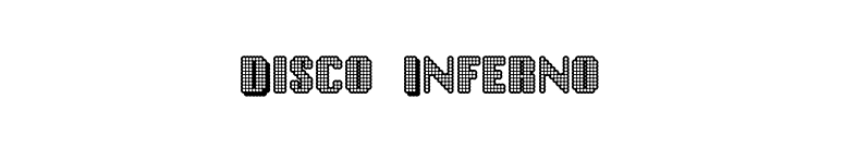 Disco Inferno font preview