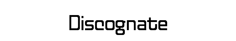 Discognate font preview