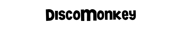 DiscoMonkey font preview