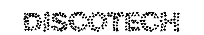 discotech font preview