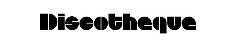 Discotheque font preview