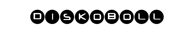 Diskoboll font preview