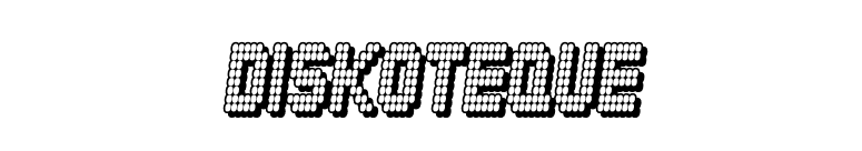 Diskoteque font preview