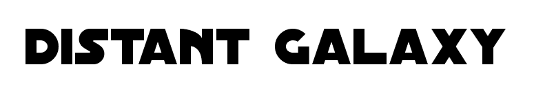 Distant Galaxy font preview