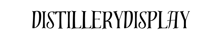 DistilleryDisplay font preview