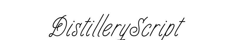 DistilleryScript font preview