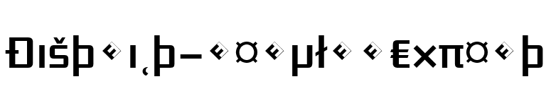 District-RegularExpert font preview