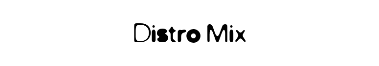 Distro Mix font preview