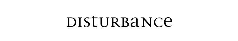 Disturbance font preview
