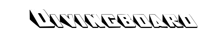 Divingboard font preview