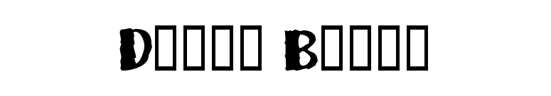 Dizzy Bitch font preview