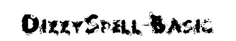 DizzySpell-Basic font preview