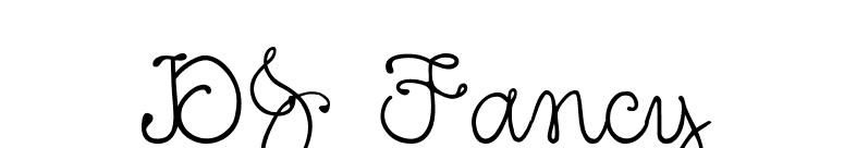 DJ Fancy font preview