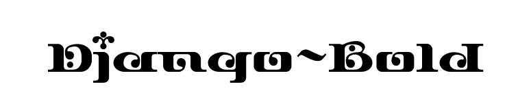 Django-Bold font preview