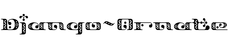 Django-Ornate font preview
