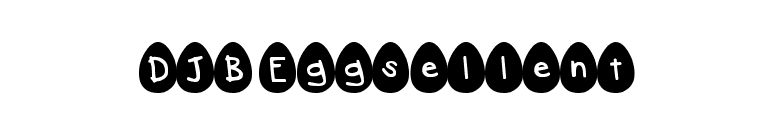 DJB Eggsellent font preview