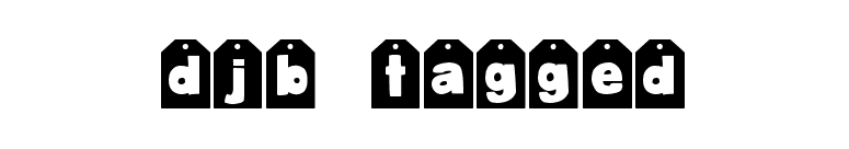 DJB TAGGED font preview