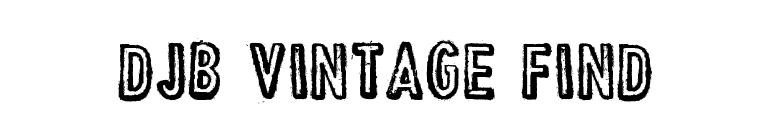 DJB Vintage Find font preview