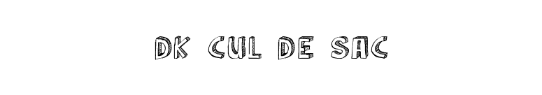 DK Cul De Sac font preview