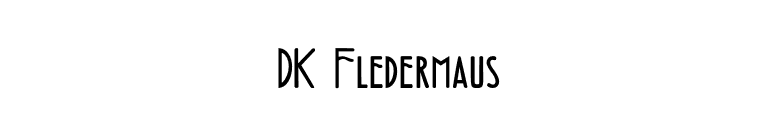 DK Fledermaus font preview