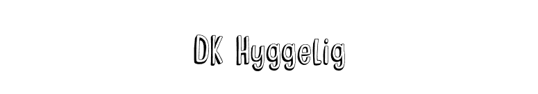 DK Hyggelig font preview