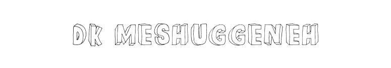 DK Meshuggeneh font preview