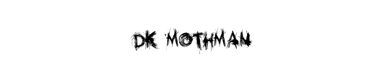 DK Mothman font preview