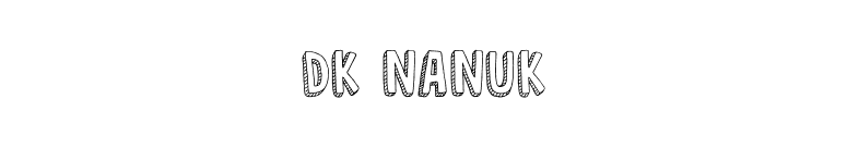 DK Nanuk font preview