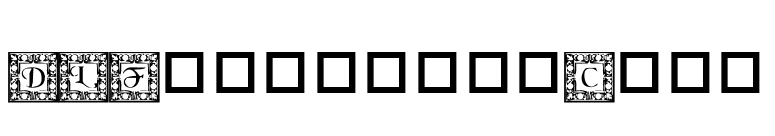 DLFillegreeCaps font preview