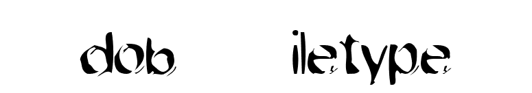 dob Filetype font preview