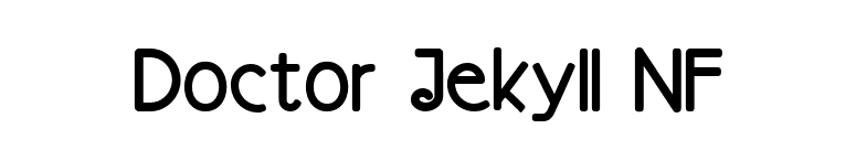 Doctor Jekyll NF font preview