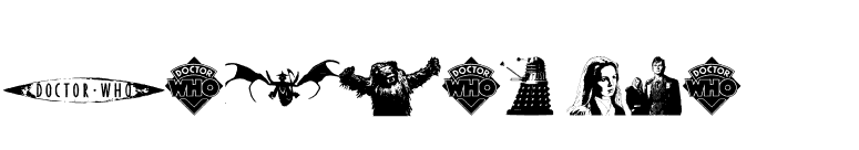 Doctor Who 2006 font preview