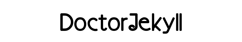 DoctorJekyll font preview