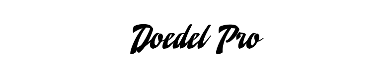 Doedel Pro font preview