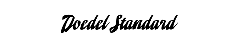 Doedel Standard font preview